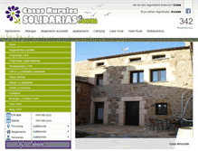 Tablet Screenshot of casasruralessolidarias.com